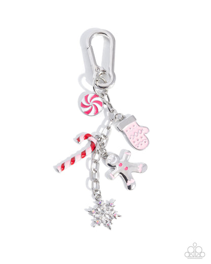 Holiday Moments - Multi - Christmas Paparazzi Bag Charm - November 2025 Week 1 Exclusive