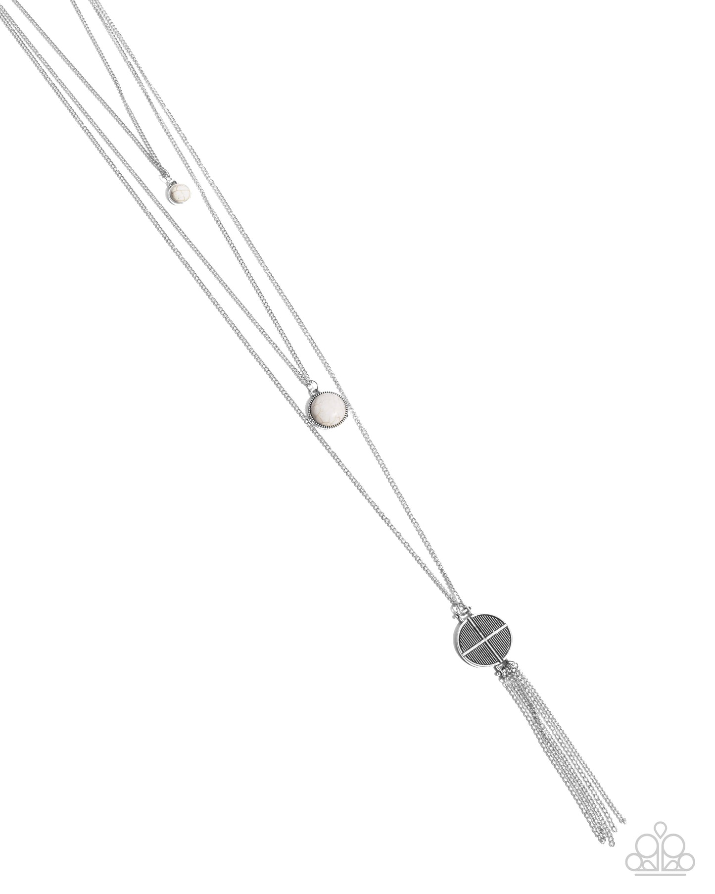 Life Is A Voyage - White Necklace - Paparazzi Accessories