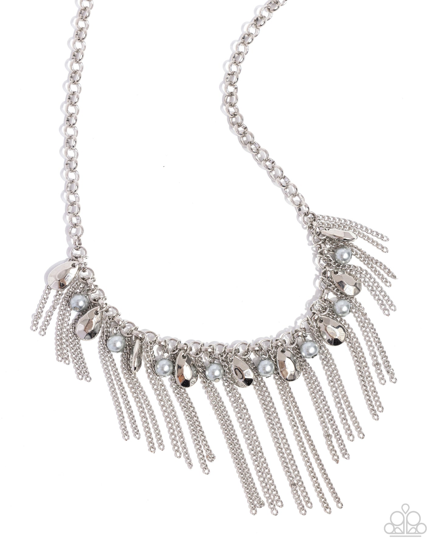 Industrial Intensity - Silver Necklace - Paparazzi Accessories