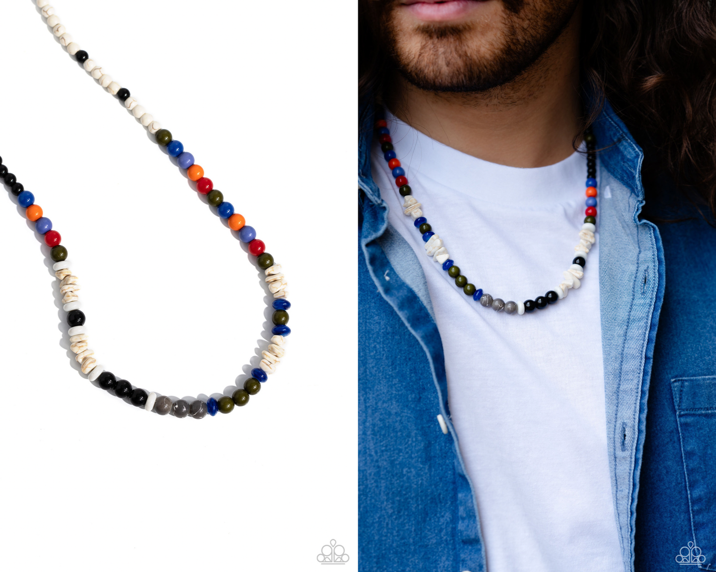 Beaded Bravery - Multi - Urban Necklace - Paparazzi Accessories