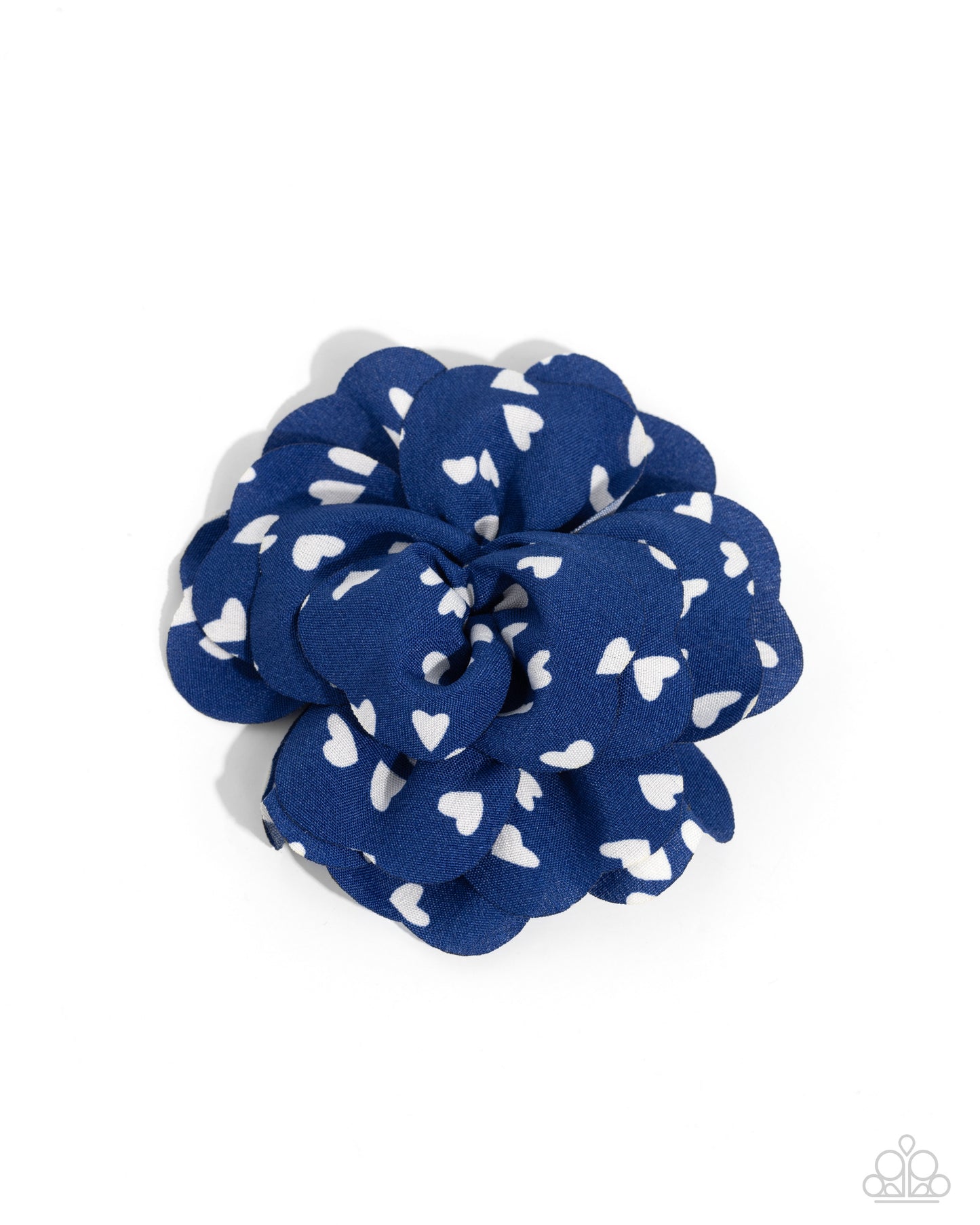 Cupids Garden - Blue Flower Hair Clip - Paparazzi Accessories