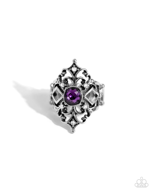 Iconic Insignia - Purple Ring - Paparazzi Accessories
