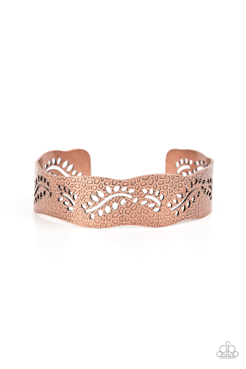 Savanna Oasis - Copper Cuff Bracelet - Paparazzi Accessories