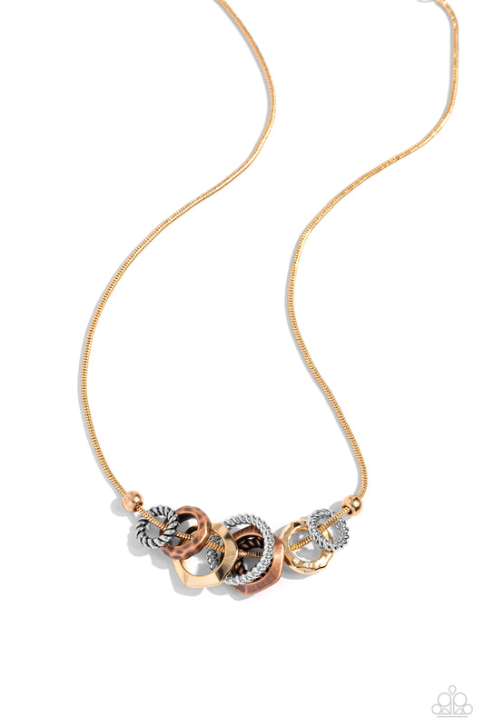 Mechanical Mischief - Multi Necklace - Paparazzi Accessories