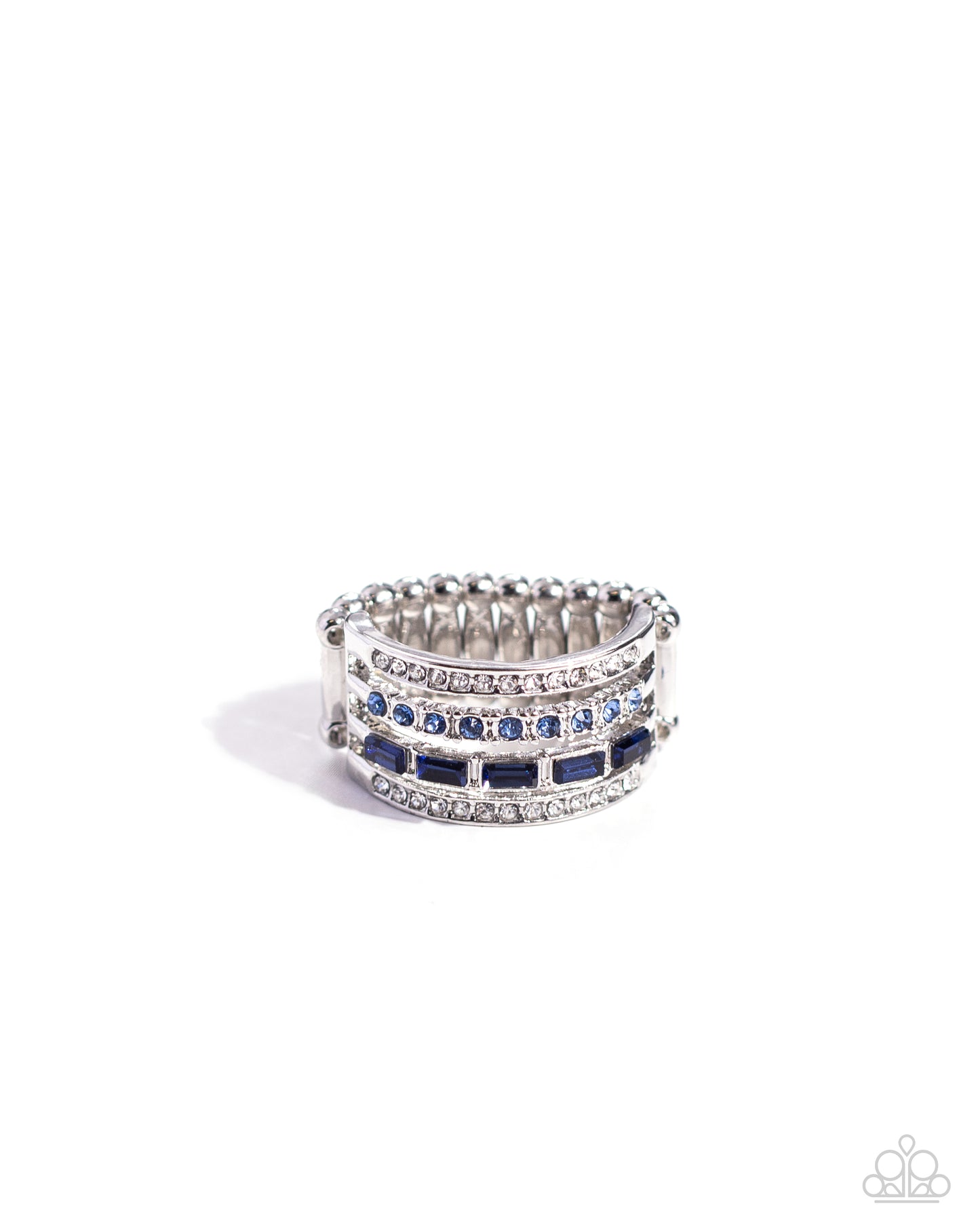 Trailblazing Bling - Blue Ring - Paparazzi Accessories