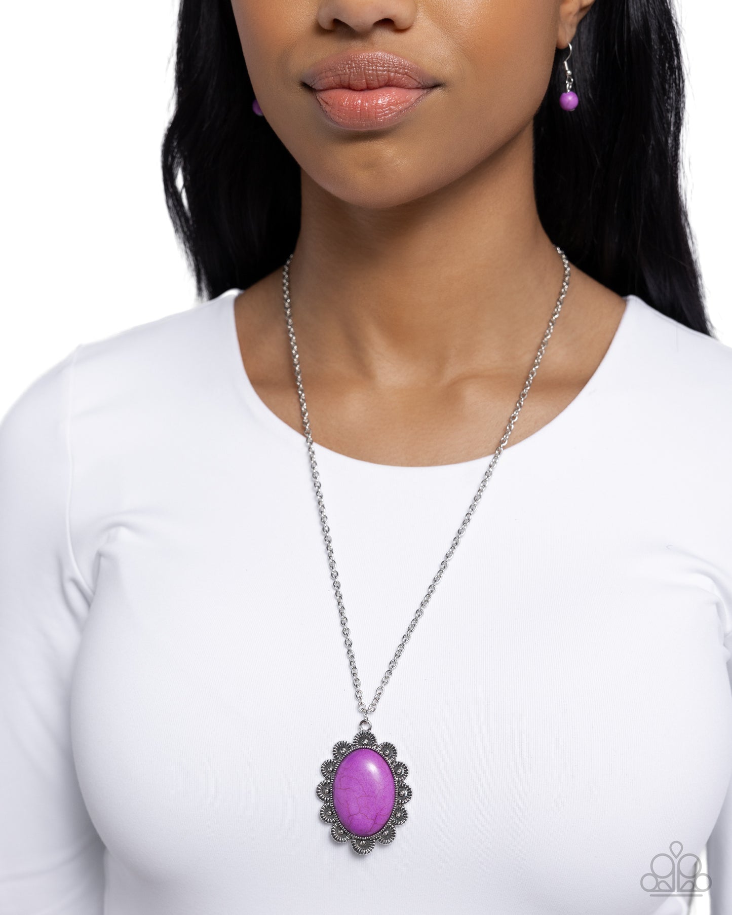 Daisy Dotted Deserts - Purple