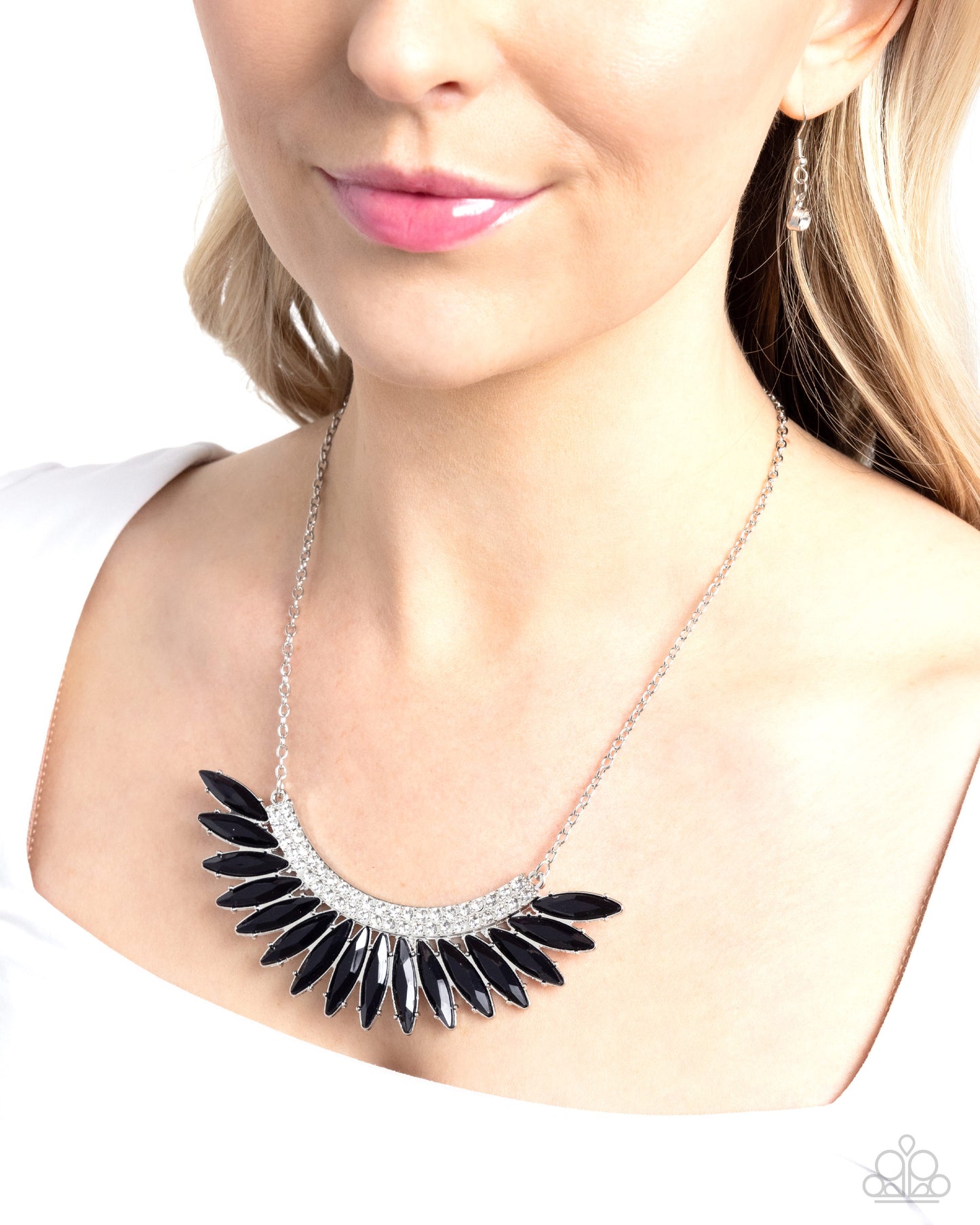 Flauntable Flamboyance - Black Necklace - Paparazzi Accessories
