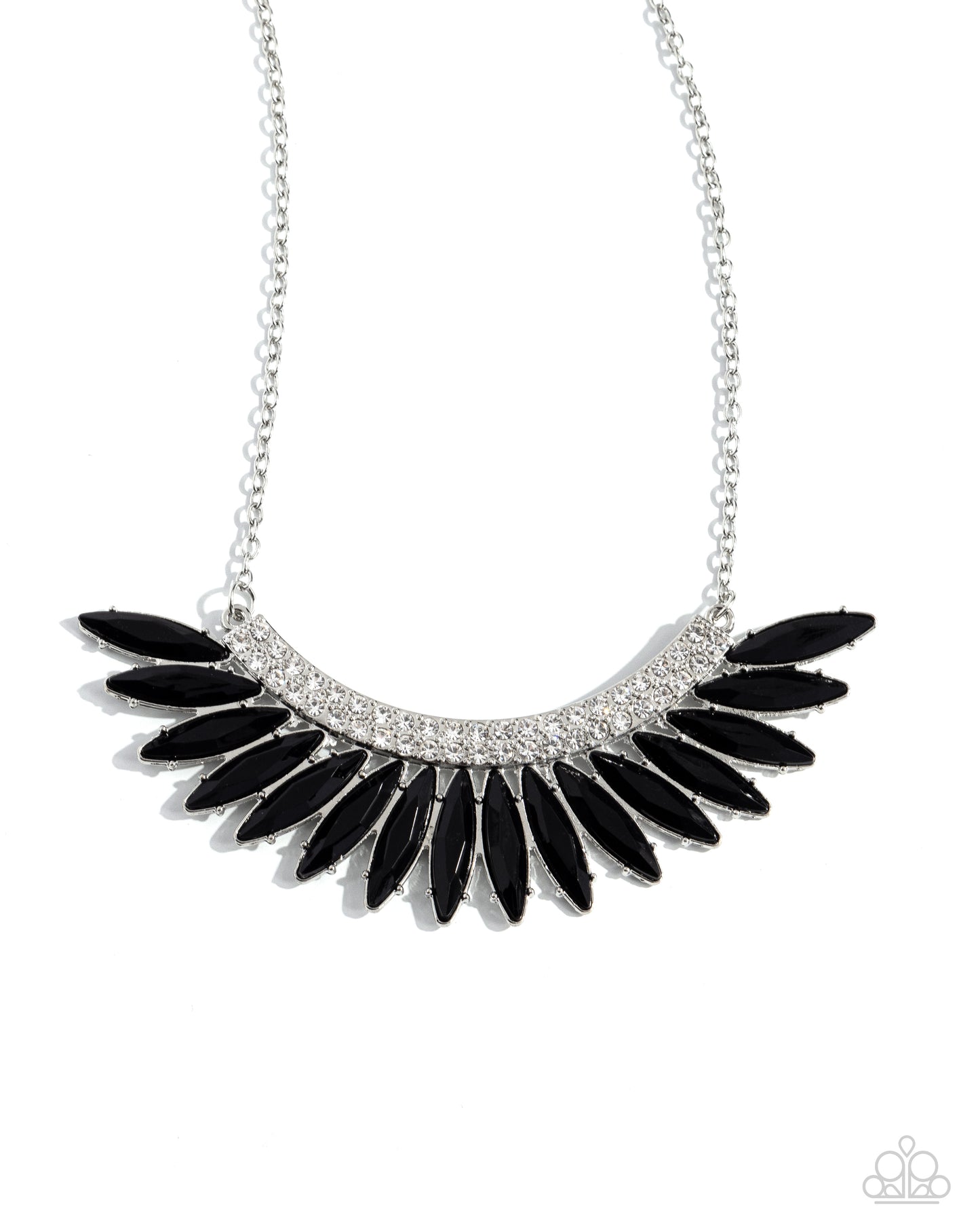 Flauntable Flamboyance - Black Necklace - Paparazzi Accessories