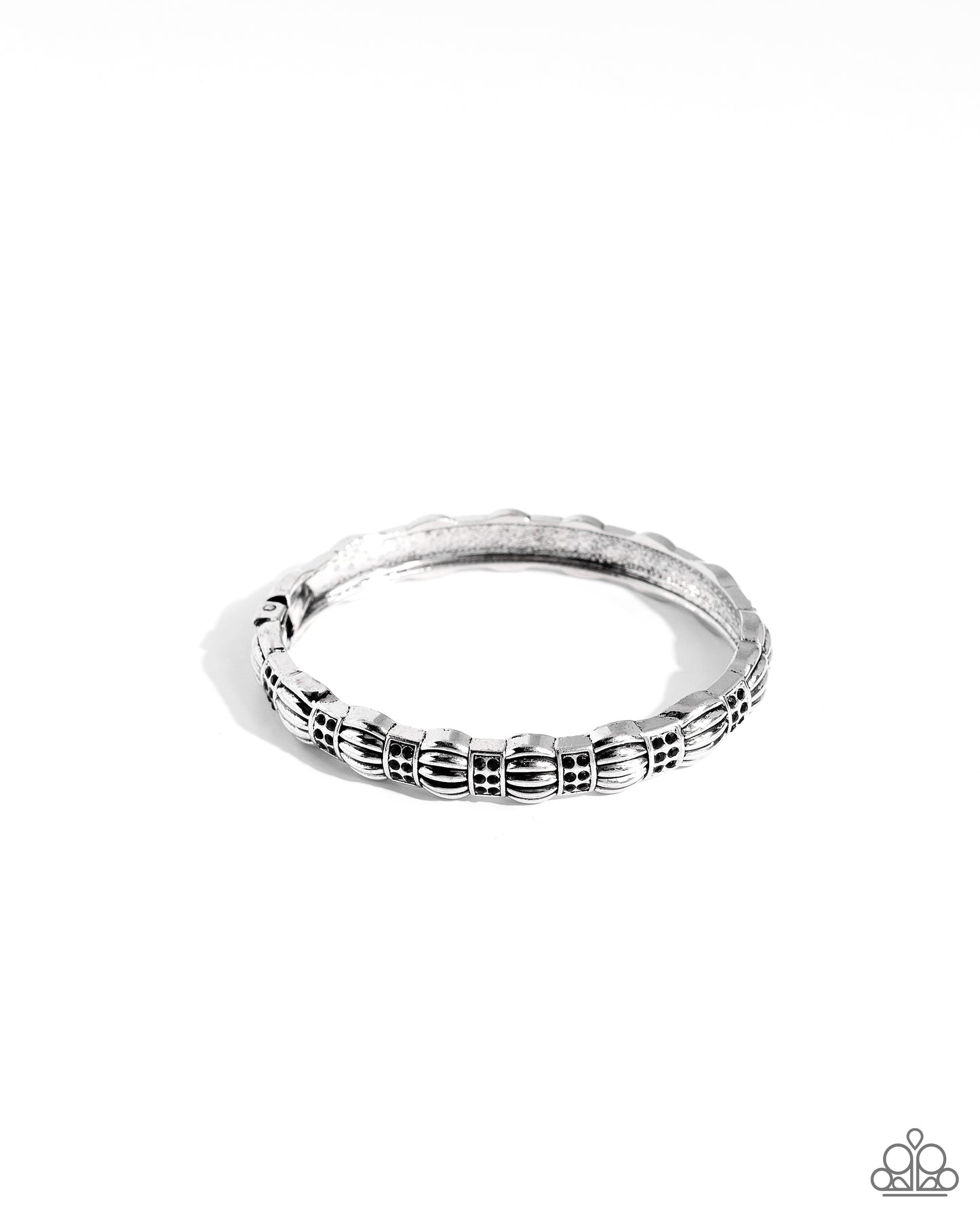 Metro Reverie - Black Hinge Bracelet - Paparazzi Accessories