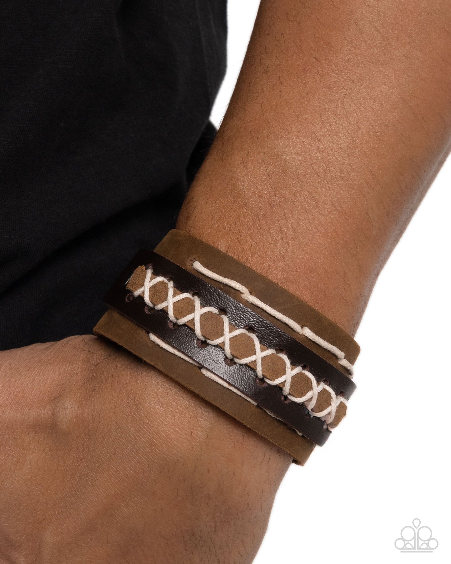Horsing Around - Brown Urban Wrap Bracelet - Paparazzi Accessories