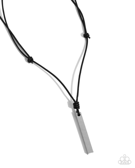 Mechanical Maintenance - Silver Urban Necklace - Paparazzi Accessories