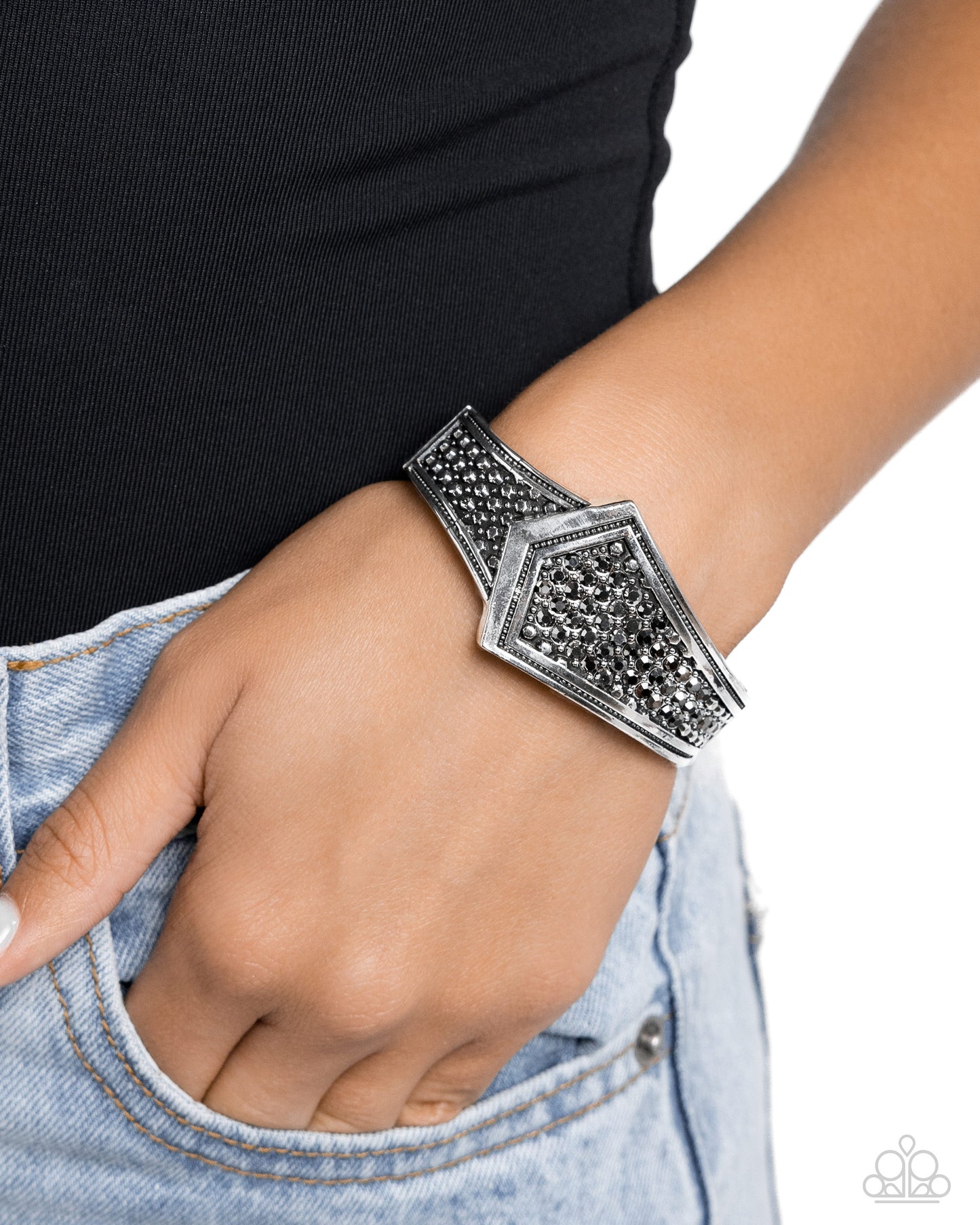 Order of the Arrow - Silver Hinge Bracelet - Paparazzi Accessories