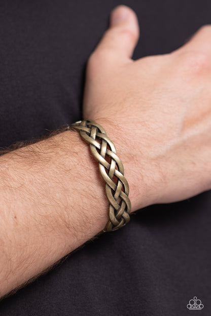 Celtic Cuff - Brass