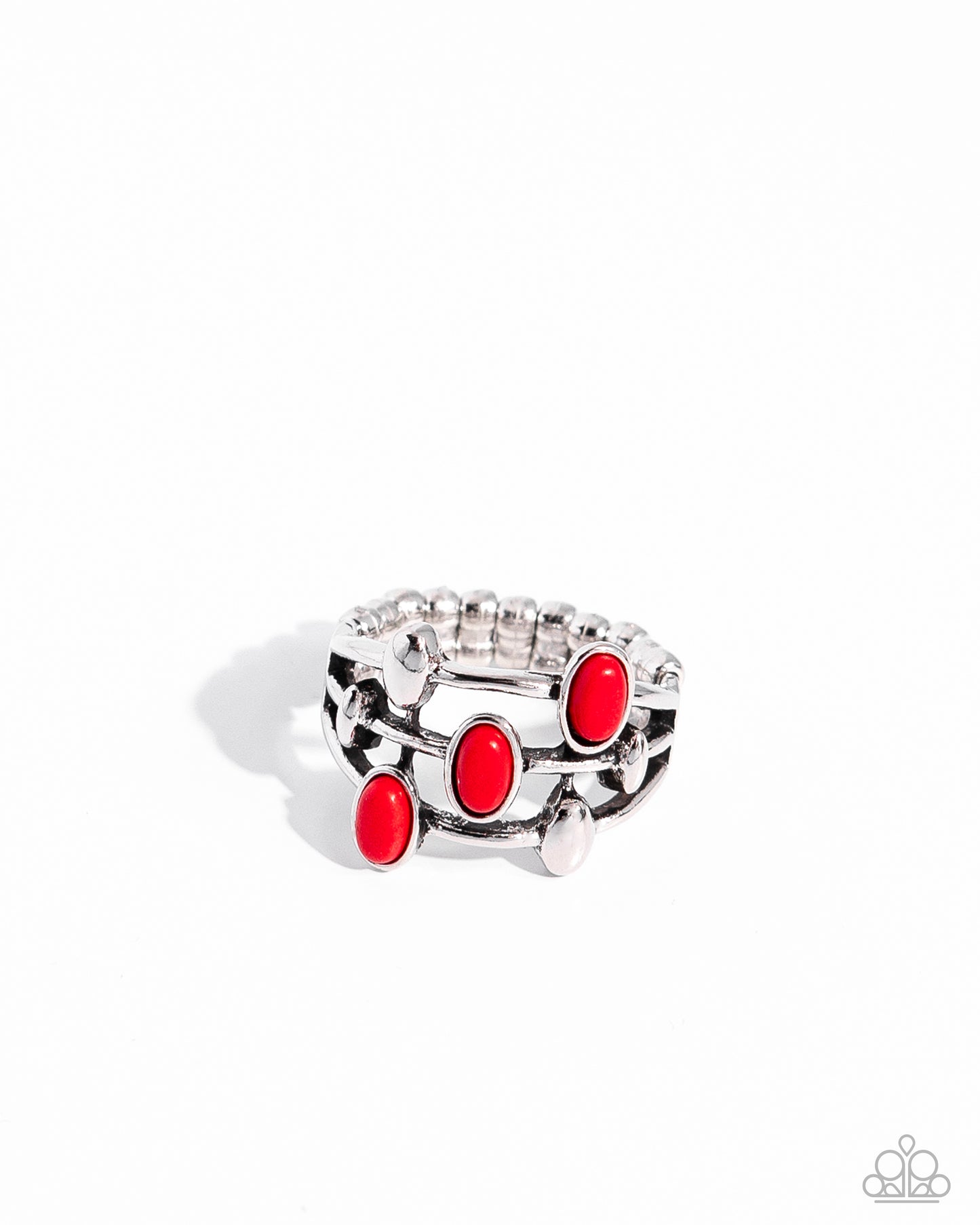 In The Friend STONE - Red Ring - Paparazzi Accessories
