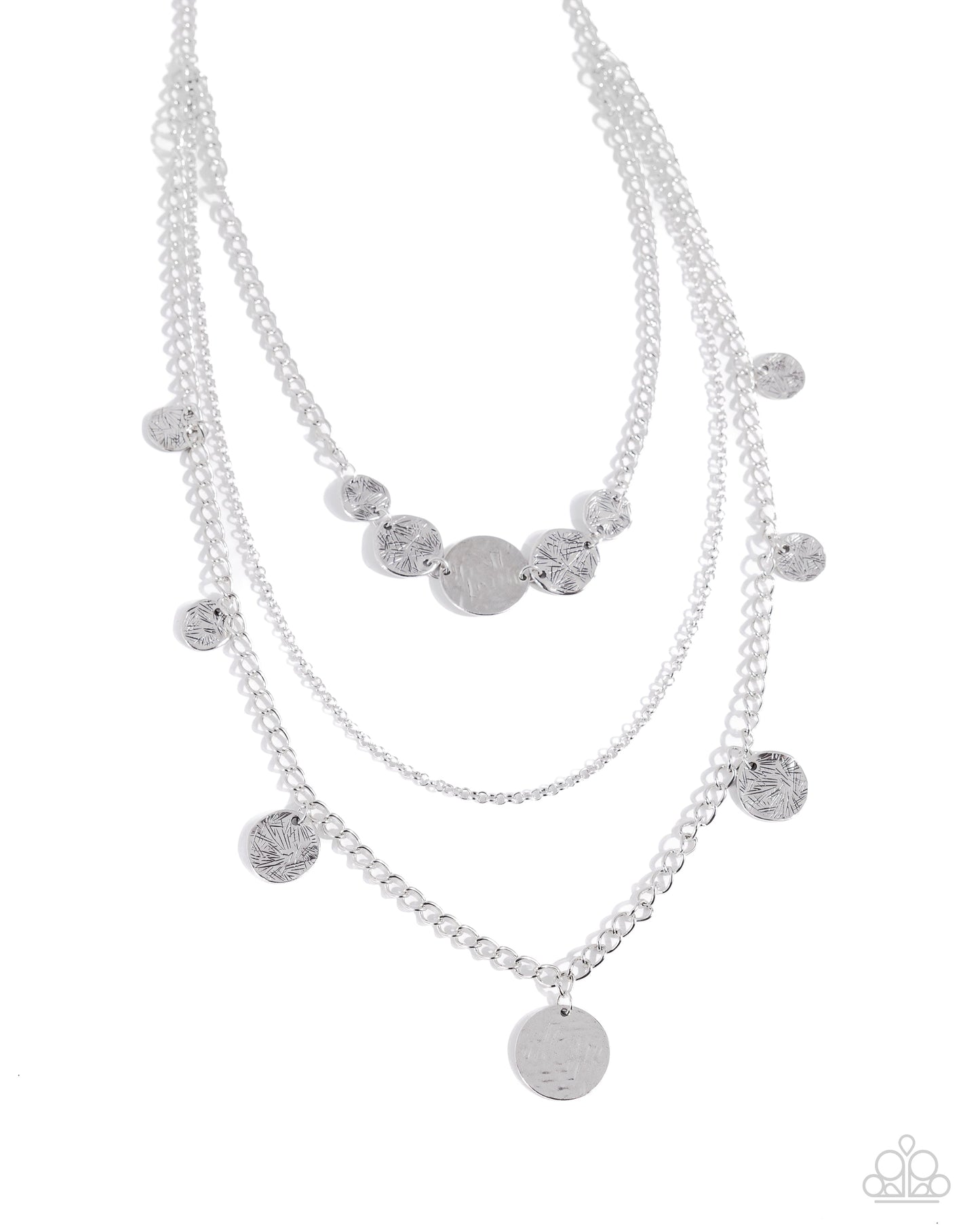 Dynasty Dance - Silver Necklace - Paparazzi Accessories