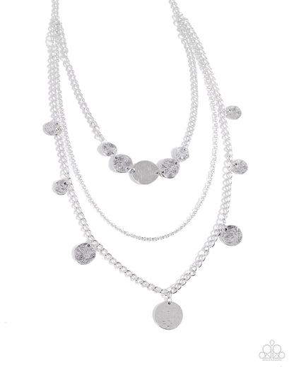Dynasty Dance - Silver Necklace - Paparazzi Accessories