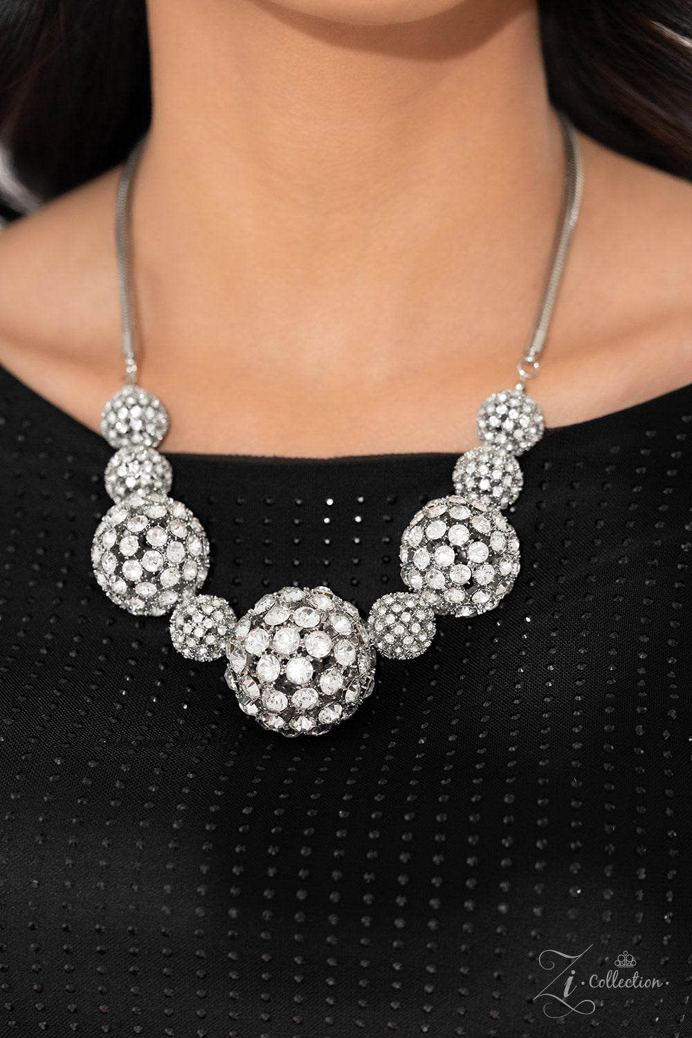 Undaunted - White Zi Collection Necklace - Paparazzi Accessories