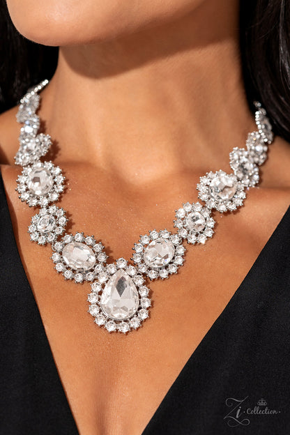 Everlasting - White Zi Collection Necklace - Paparazzi Accessories