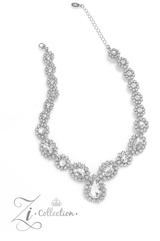 Everlasting - White Zi Collection Necklace - Paparazzi Accessories