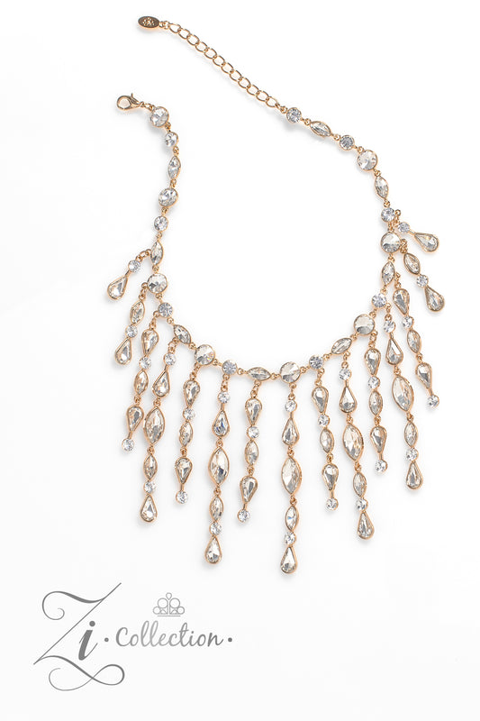 Alluring - Gold Zi Collection Necklace - Paparazzi Accessories