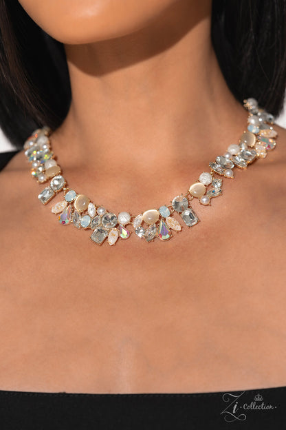 Enchanting - Gold Zi Collection Necklace - Paparazzi Accessories