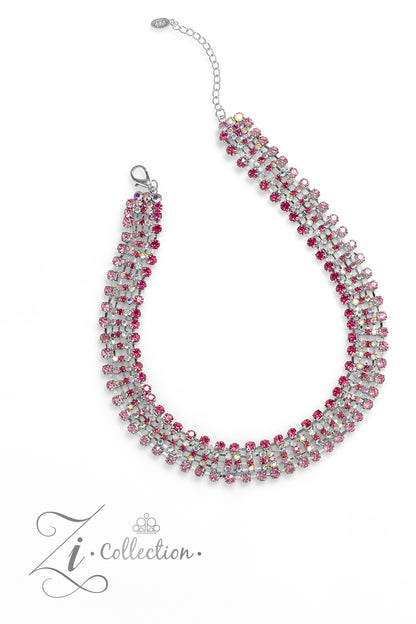 Flirtatious - Pink Zi Collection Necklace - Paparazzi Accessories