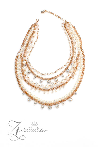 Aristocratic - Gold Zi Collection Necklace - Paparazzi Accessories