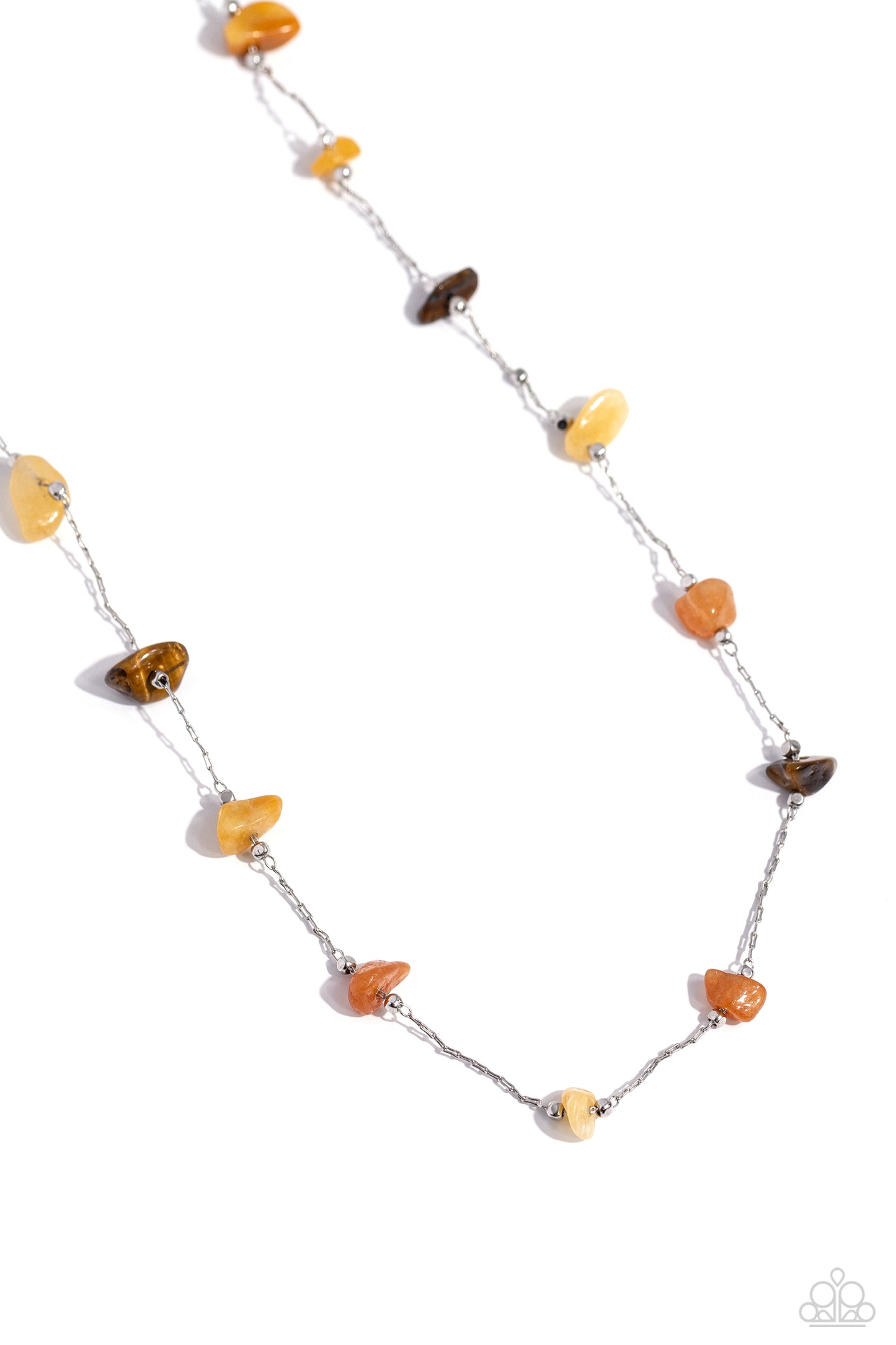 Narrow Novelty - Brown Necklace - Paparazzi Accessories
