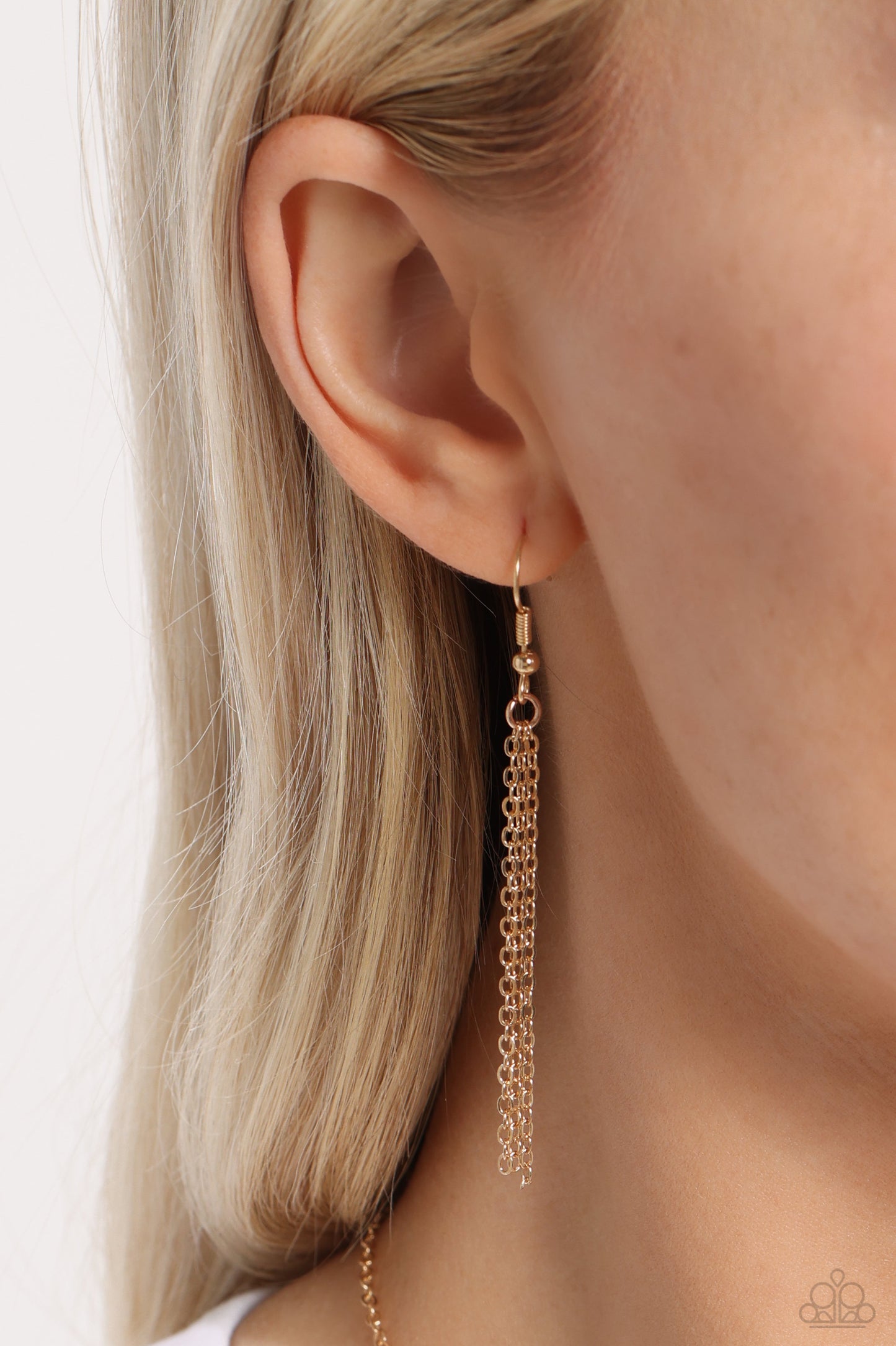 Emblematic Elegance - Gold - D - Initial Necklace - Paparazzi Accessories