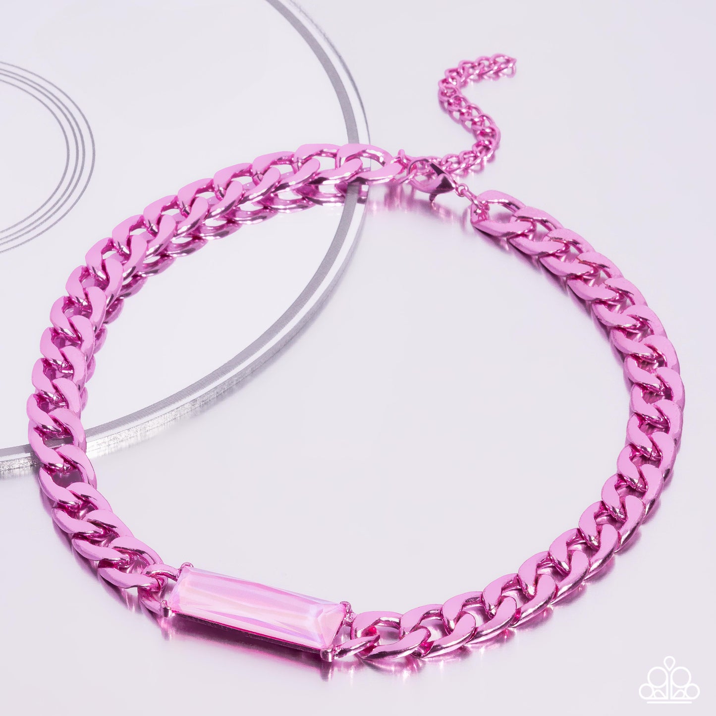 Urban Royalty - Pink Dipped Necklace - Paparazzi Accessories