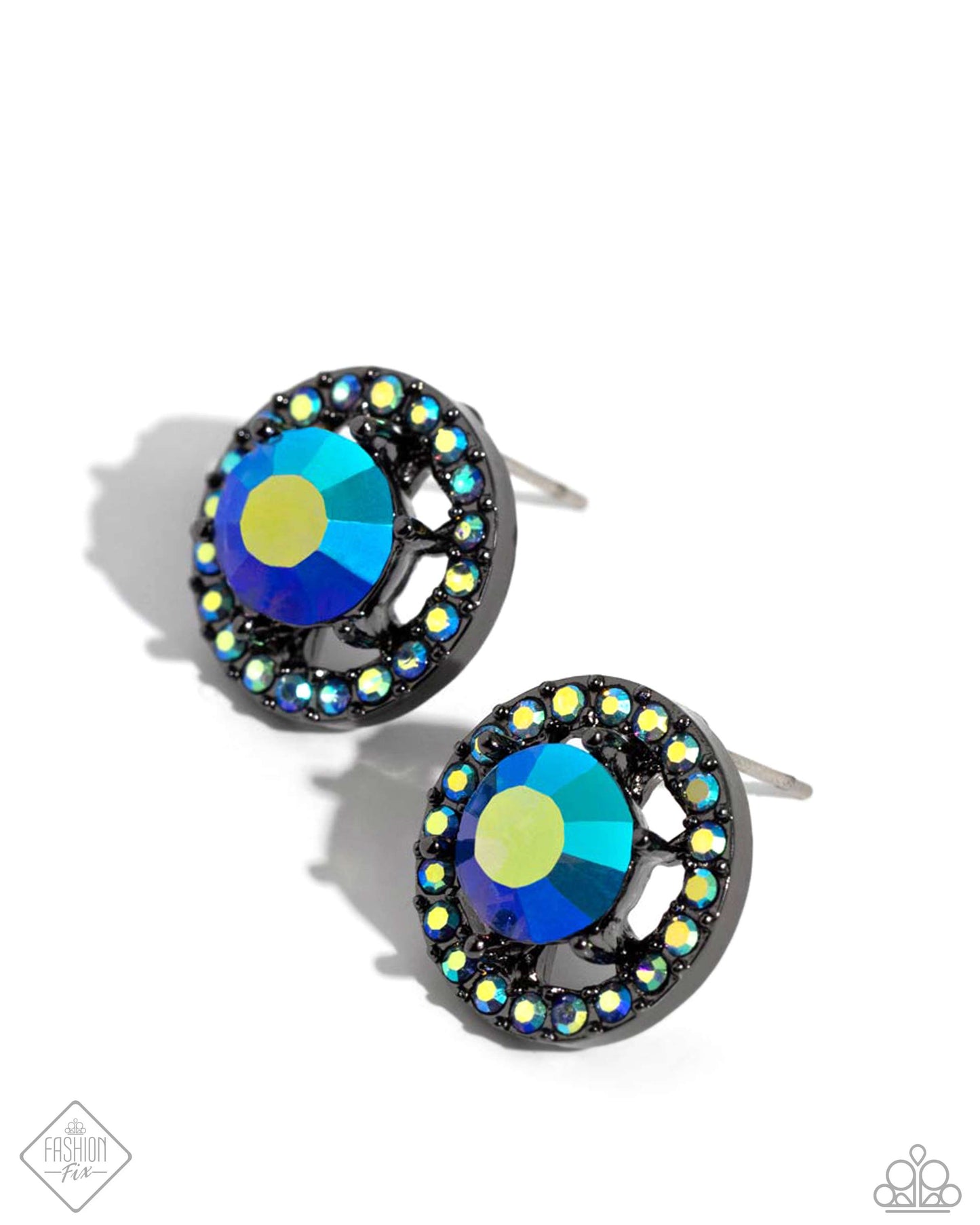 Dynamic Dominance - Blue Post Earrings - Paparazzi Accessories