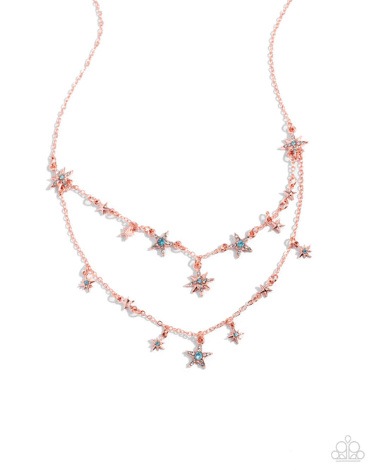 Raising the STAR - Copper Necklace - Paparazzi Accessories