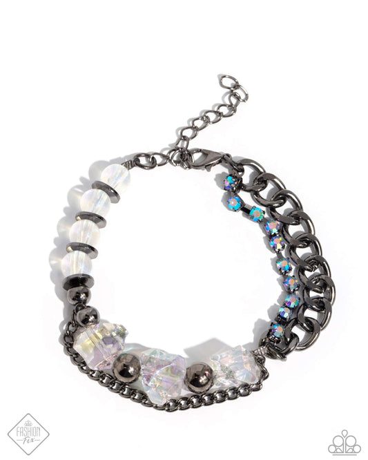 Commanding Capability - Blue Clasp Bracelet - Paparazzi Accessories