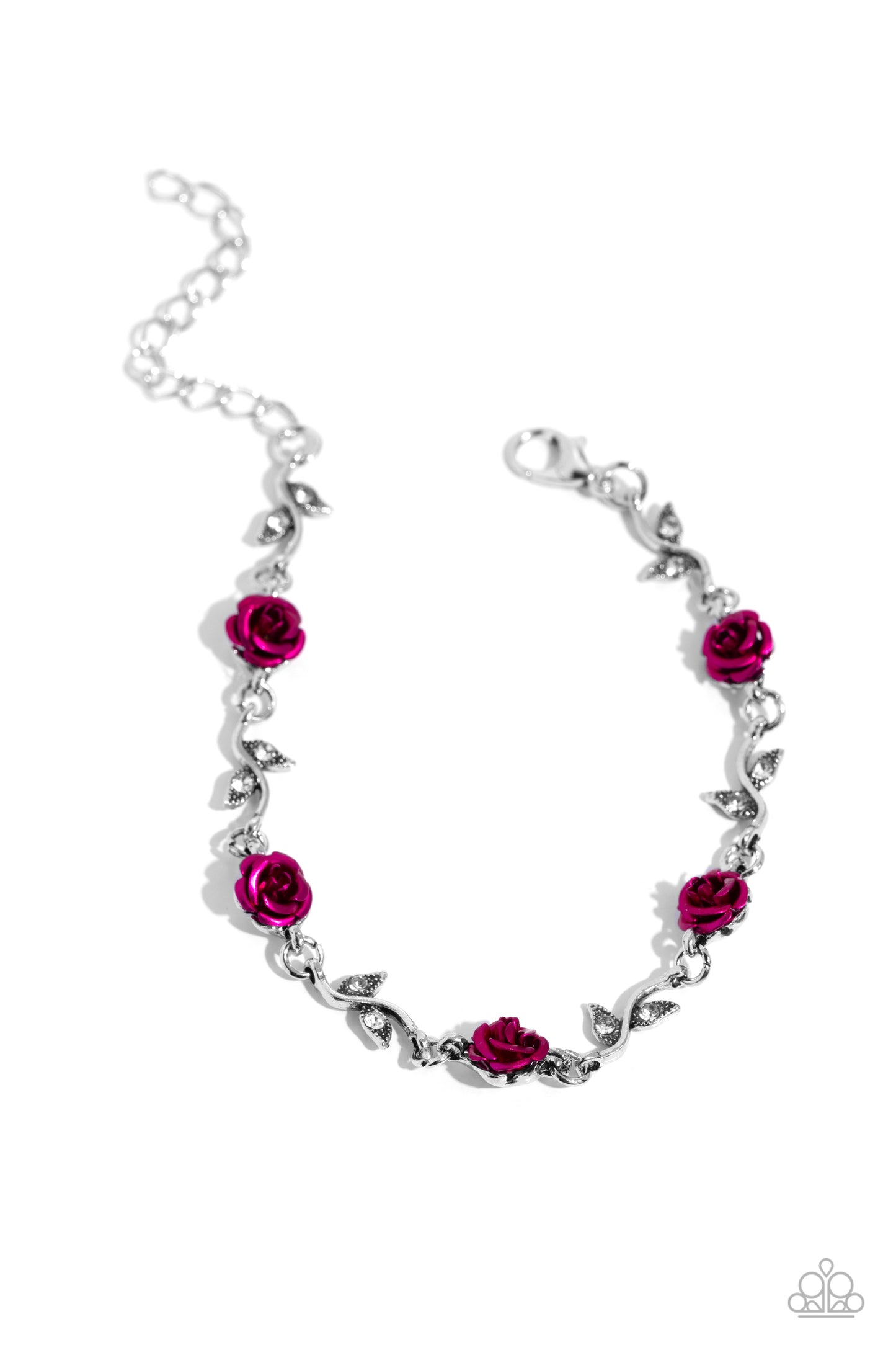 Roses Supposes - Pink Clasp Bracelet - Paparazzi Accessories