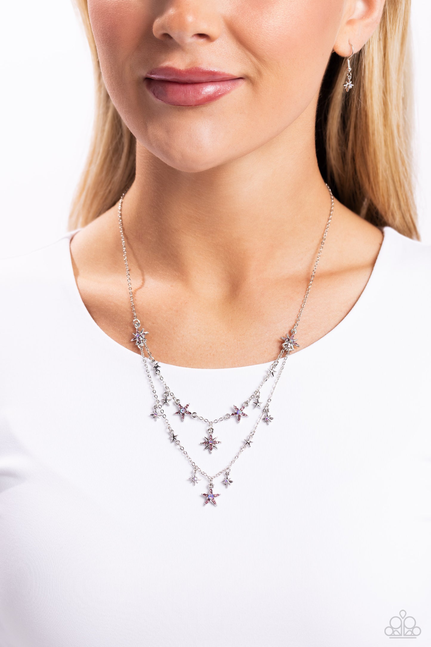 Raising the STAR - Purple Necklace - Paparazzi Accessories