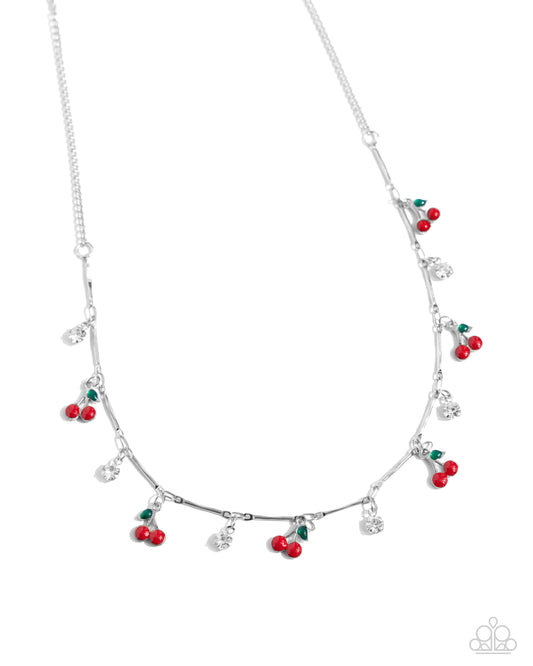 California Cherries - Red Necklace - Paparazzi Accessories
