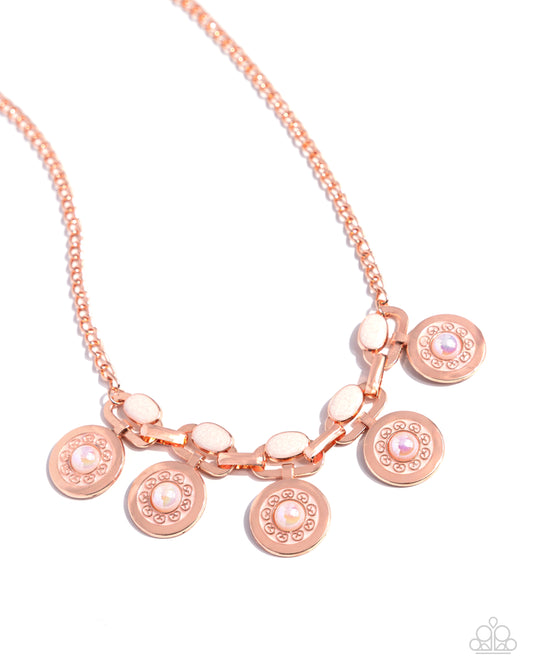 Alluring Ambience - Copper Necklace - Paparazzi Accessories