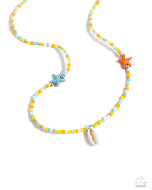 Beachside Beauty - Multi Necklace - Paparazzi Accessories
