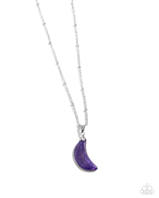 Lunar Lesson - Purple Necklace - Paparazzi Accessories