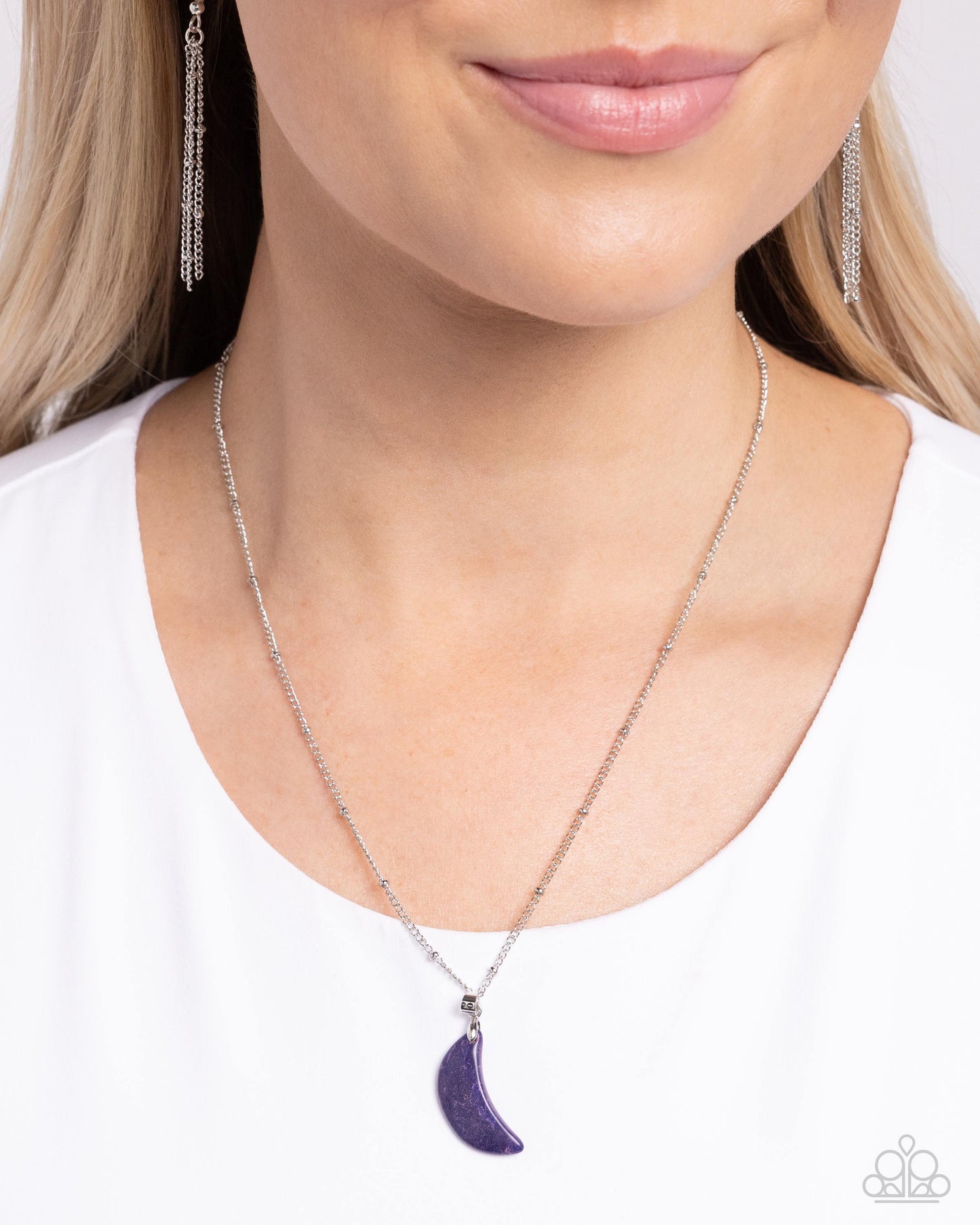 Lunar Lesson - Purple Necklace - Paparazzi Accessories