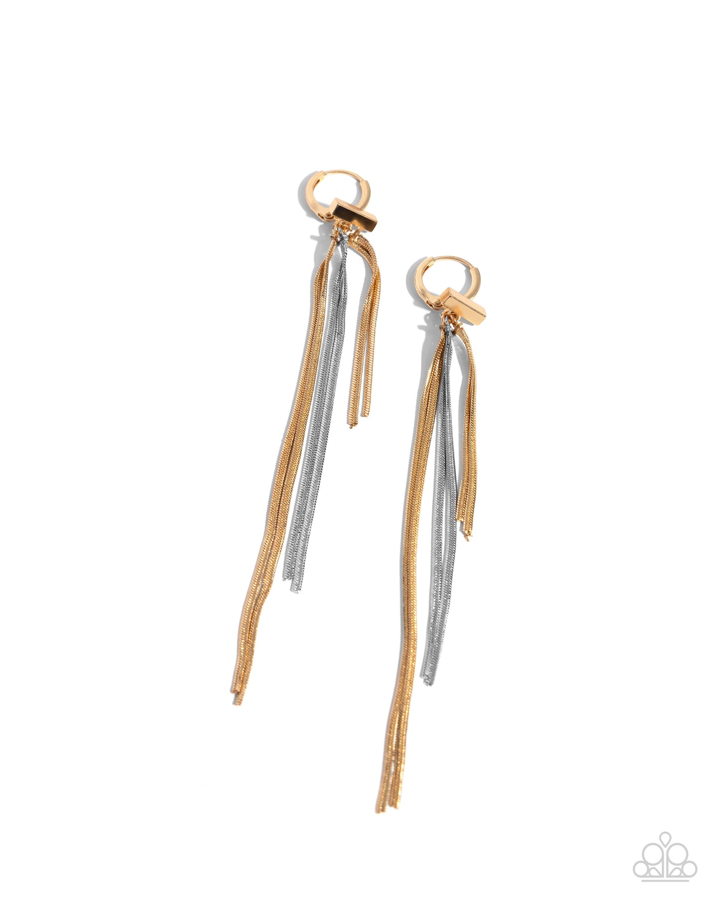 Grandiose Glaze - Multi Hinge Hoop Earrings - Paparazzi Accessories