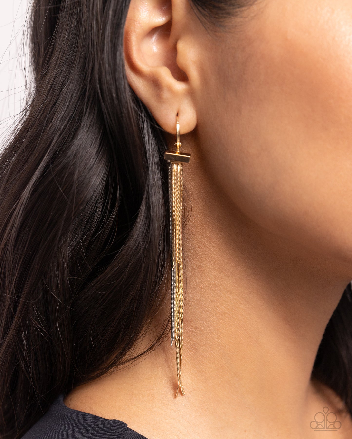 Grandiose Glaze - Multi Hinge Hoop Earrings - Paparazzi Accessories