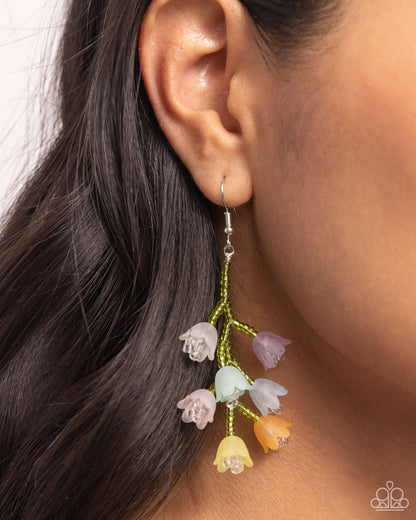 Beguiling Bouquet - Multi Seed Bead Fishhook Earrings - Paparazzi Accessories