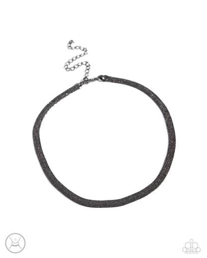 Simply Scintillating - Black Necklace - Paparazzi Accessories