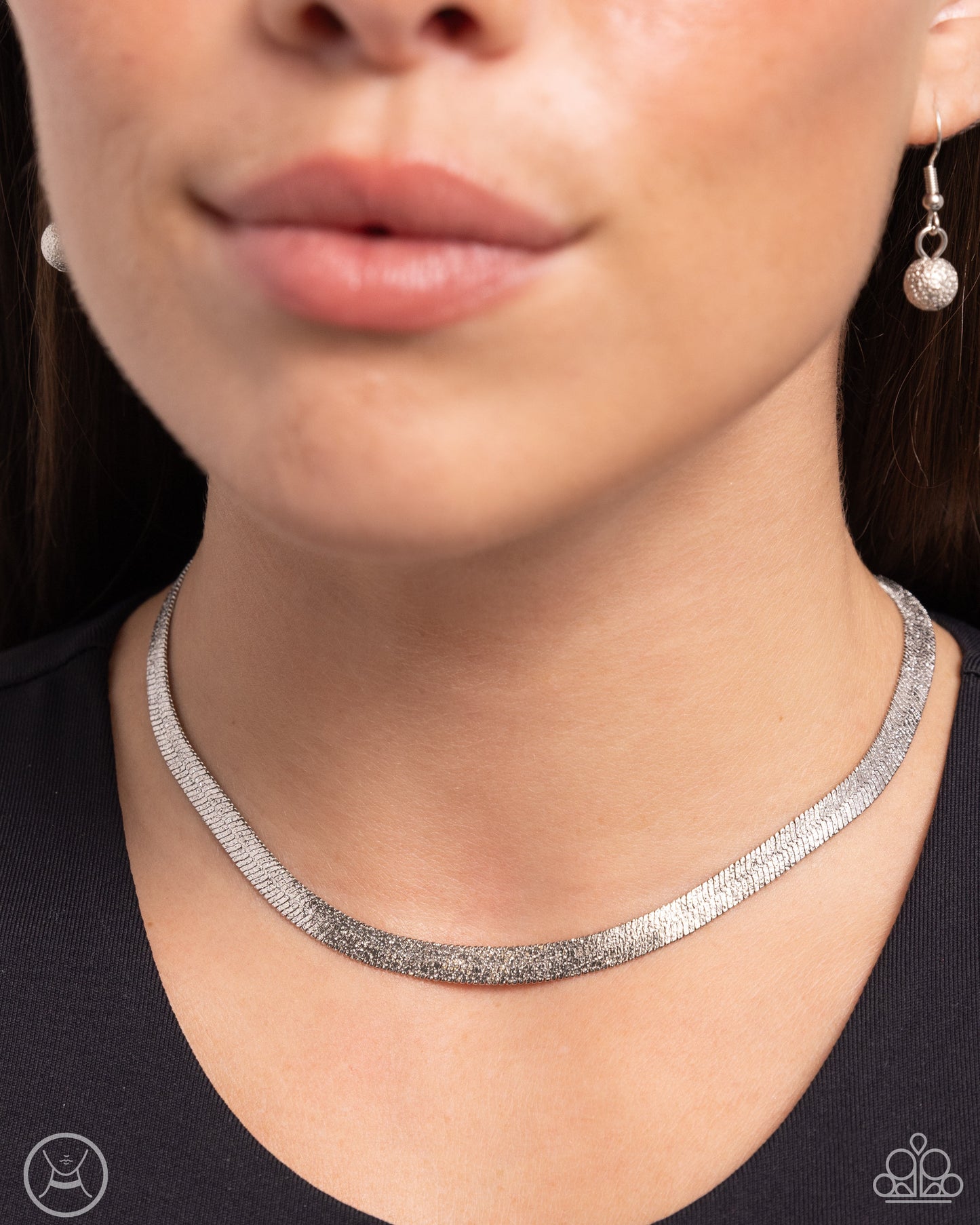 Simply Scintillating - Silver Necklace - Paparazzi Accessories