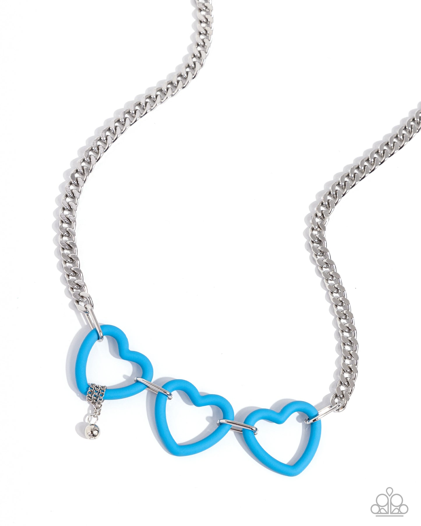 Heart Homage - Blue Necklace - Paparazzi Accessories