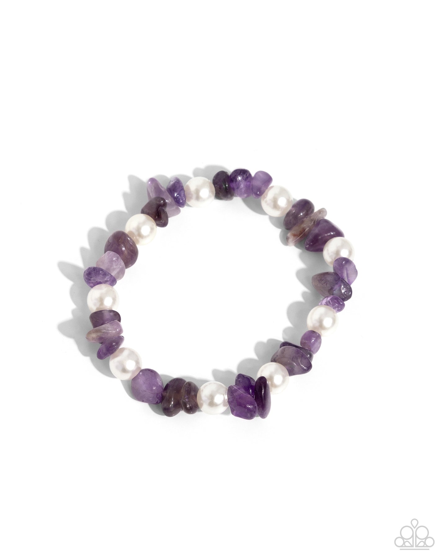 Robust Refinement - Purple Stretchy Bracelet - Paparazzi Accessories