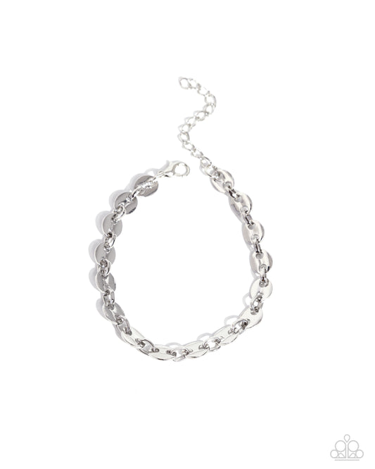 Abstract Adventure - Silver Clasp Bracelet - Paparazzi Accessories