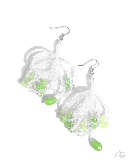 Botanical Bundle - Green Fishhook Earrings - Paparazzi Accessories