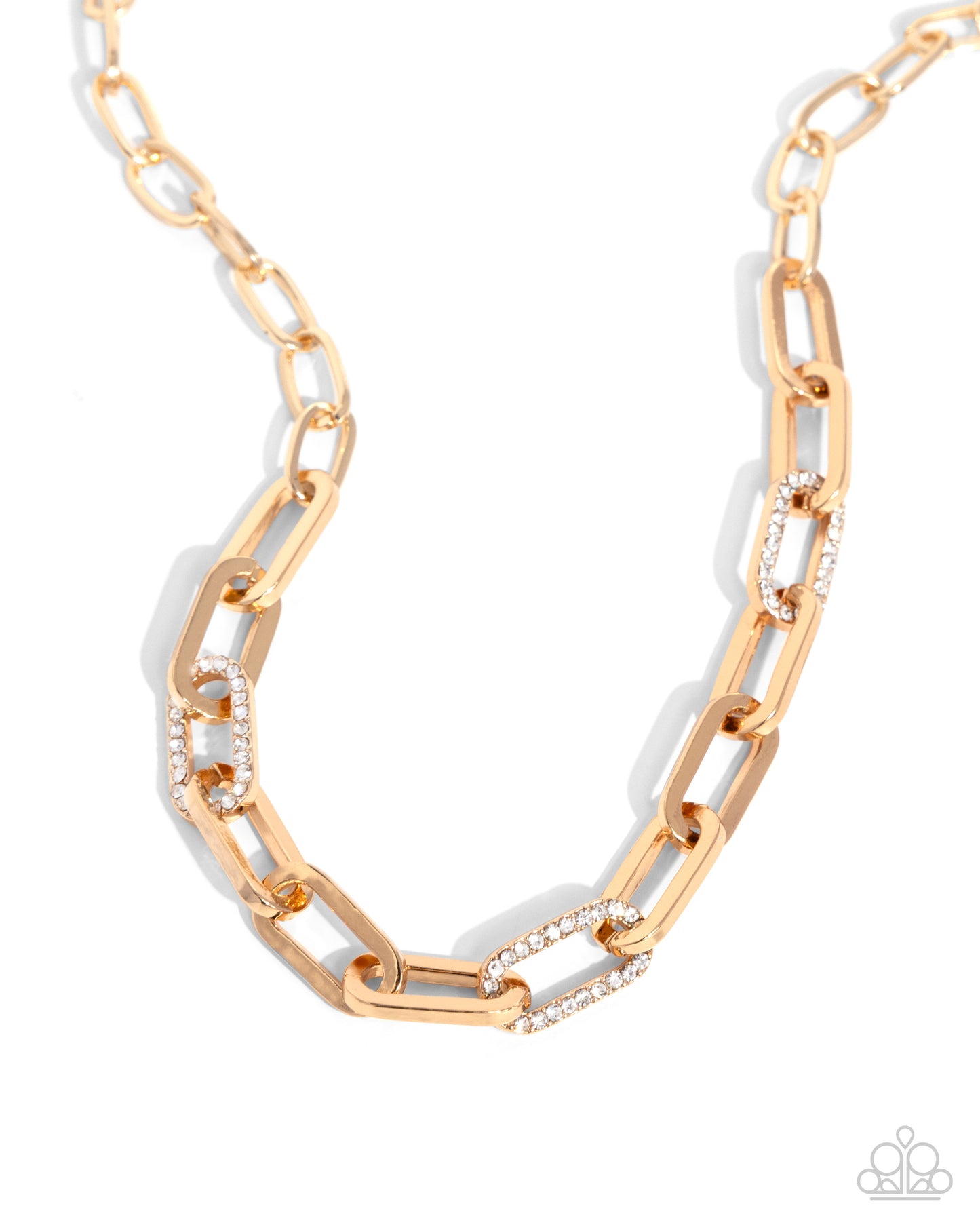 Understated Shimmer - Gold Necklace - Paparazzi Accessories